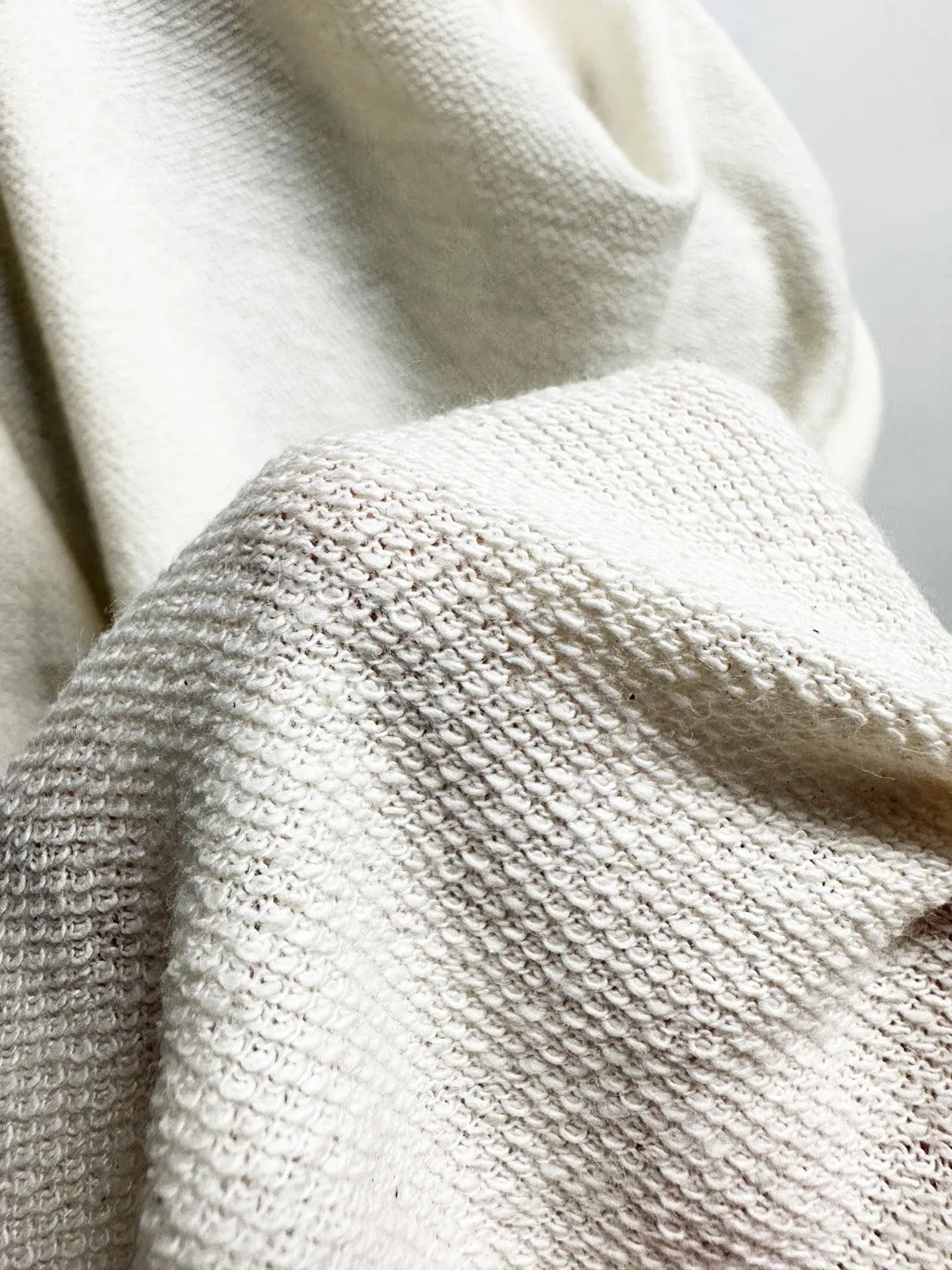 3 1/2 Unbleached Cotton Pique Knit