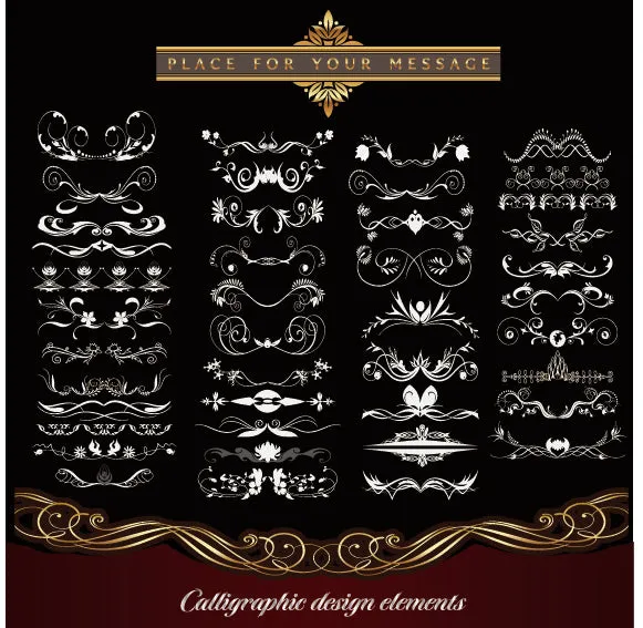 ★Best Vintage Design EPS cliparts collection V9,elegant design,vintage pattern,vector,eps,vintage design