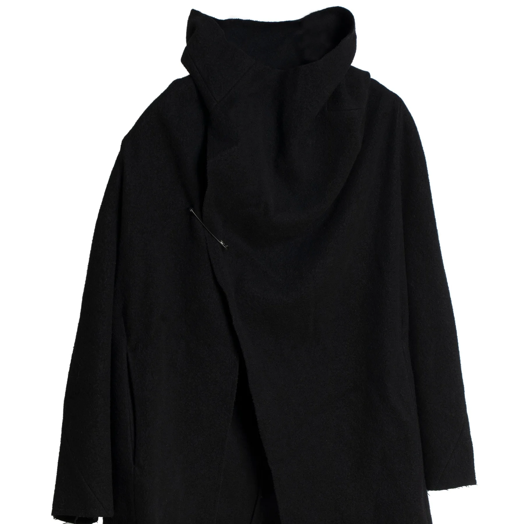 Cashmere Melton One Piece Poncho
