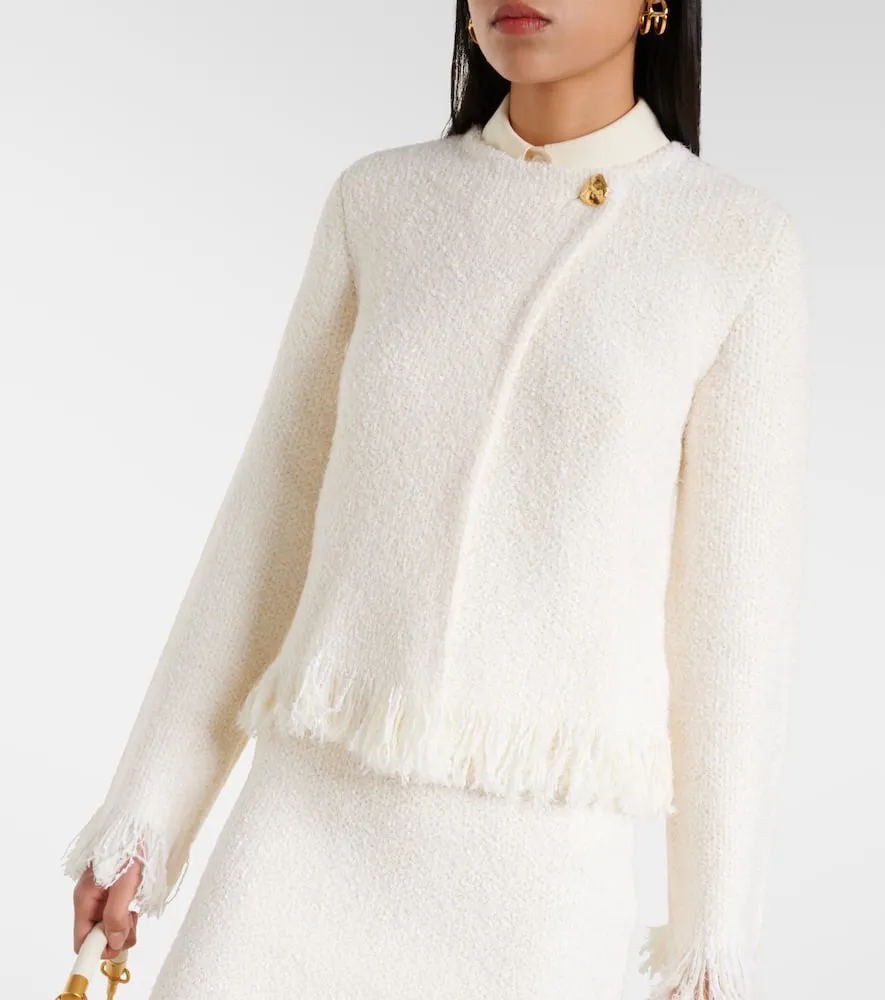 Chloe Wool, silk, and cashmere-blend jacket