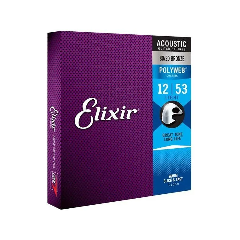 Elixir Polyweb Acoustic Strings Light 12-53