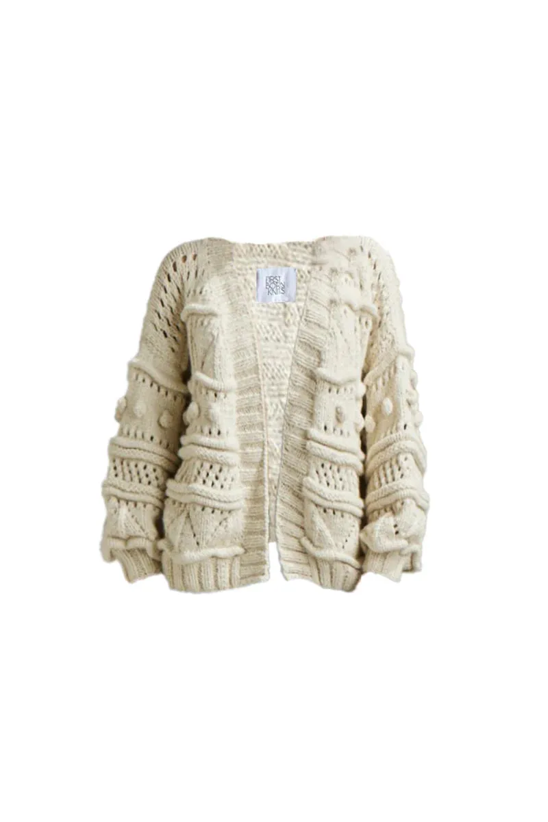 FIRST BORN KNITS Bridgitte Bomber