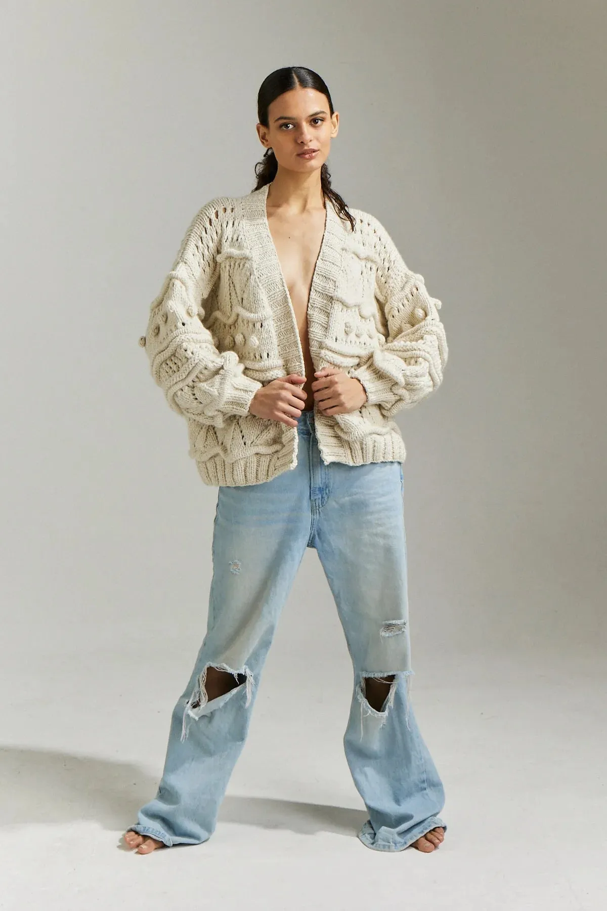 FIRST BORN KNITS Bridgitte Bomber