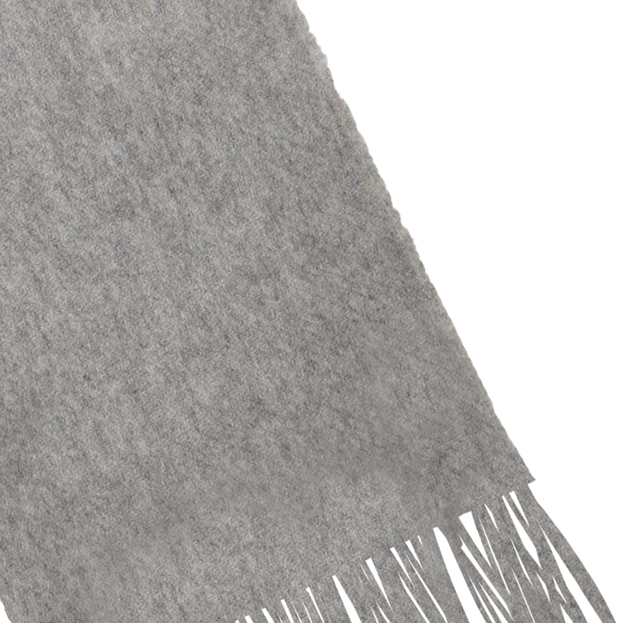 Heritage Plain Cashmere Scarf with Tassels
