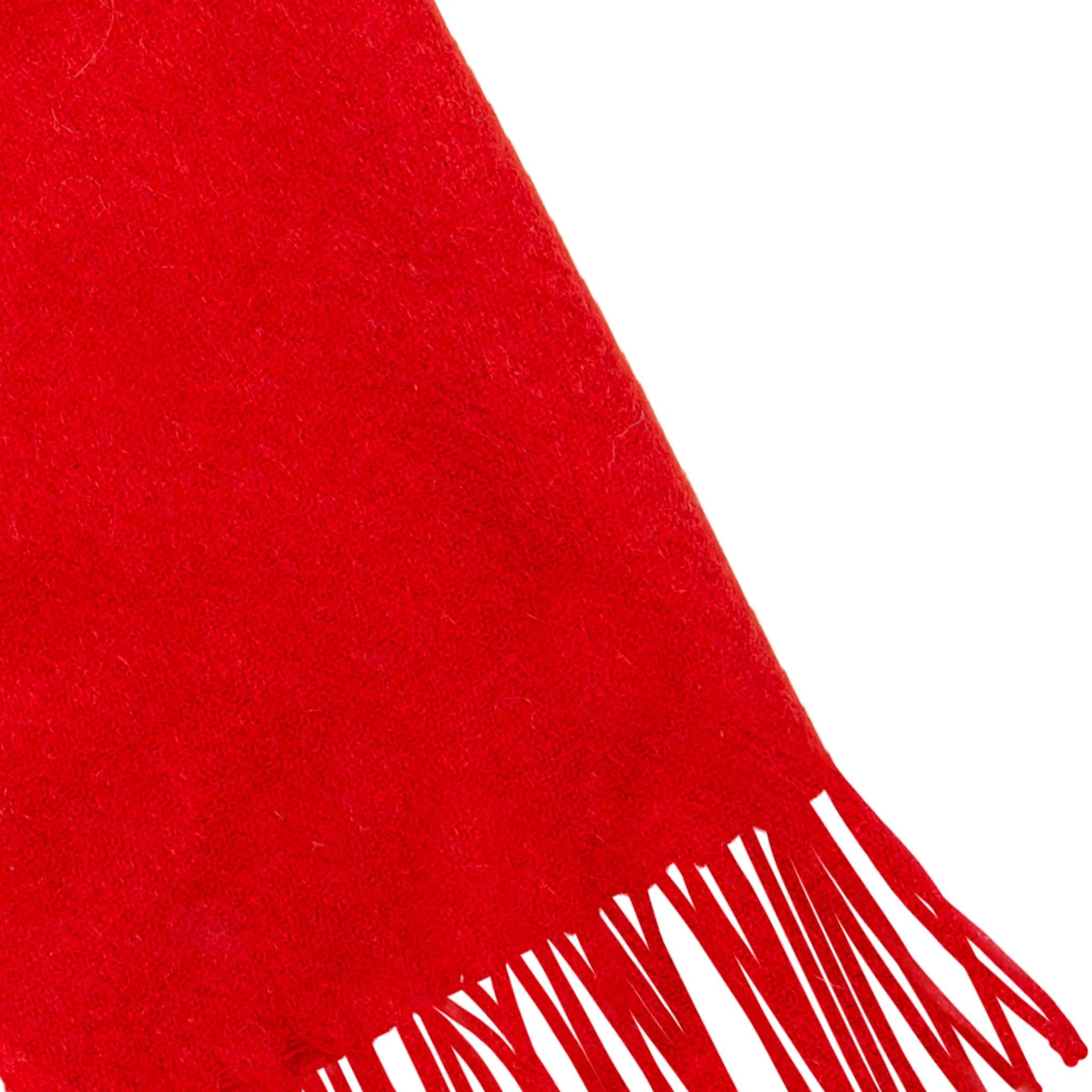 Heritage Plain Cashmere Scarf with Tassels