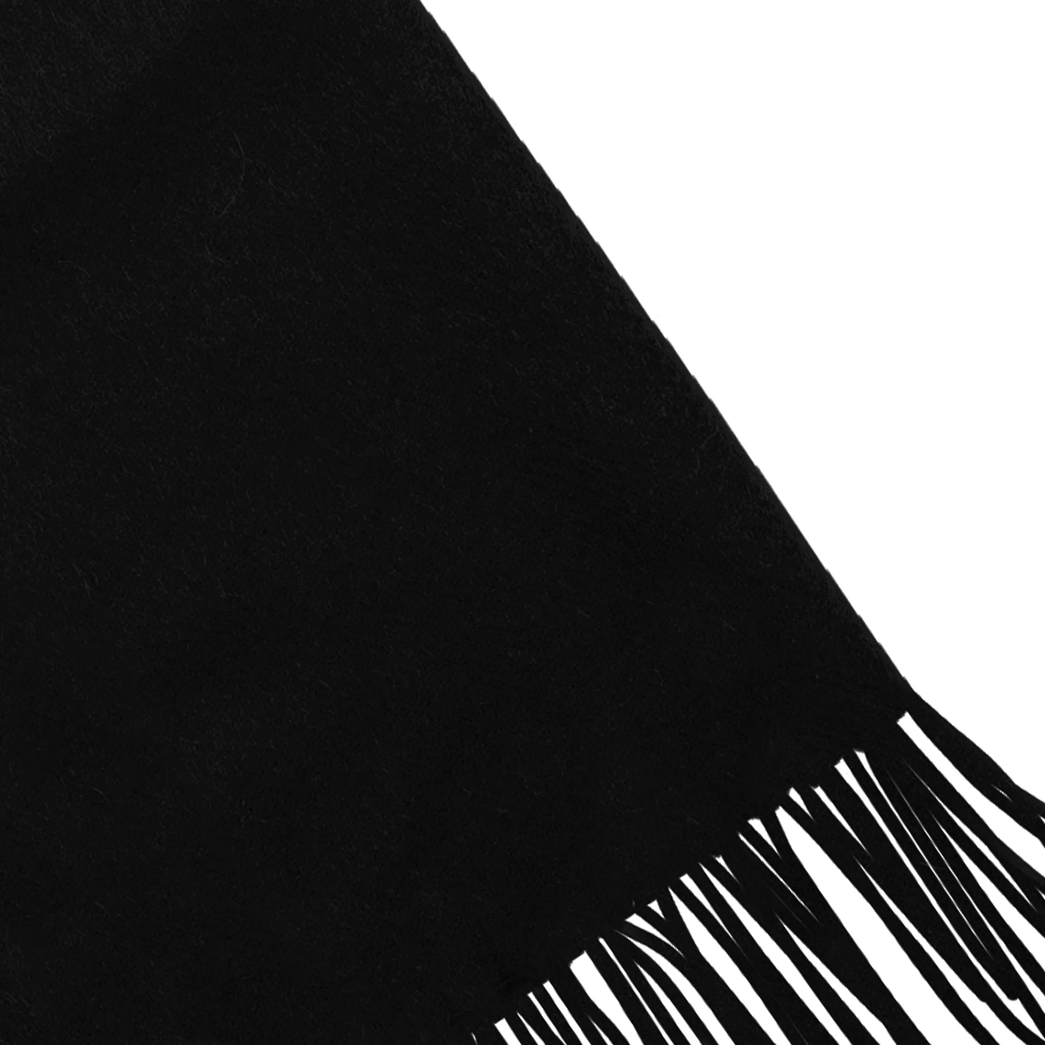 Heritage Plain Cashmere Scarf with Tassels