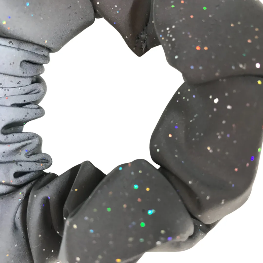 Kid's Rainbow Sparkle Scrunchie / Wristband - Reflective