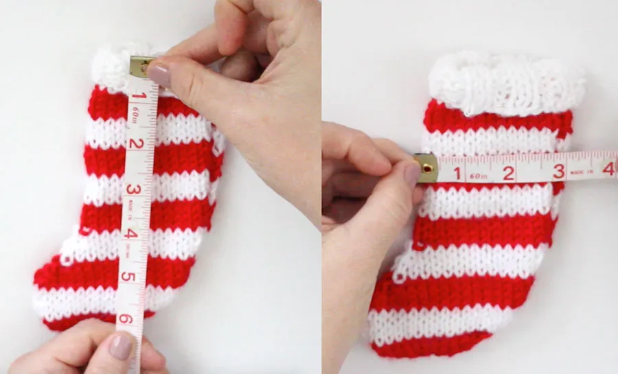 Mini Christmas Stocking Knitting Pattern (PDF Download)