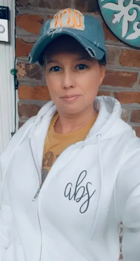Monogram Full Zip Sweatshirt Jacket