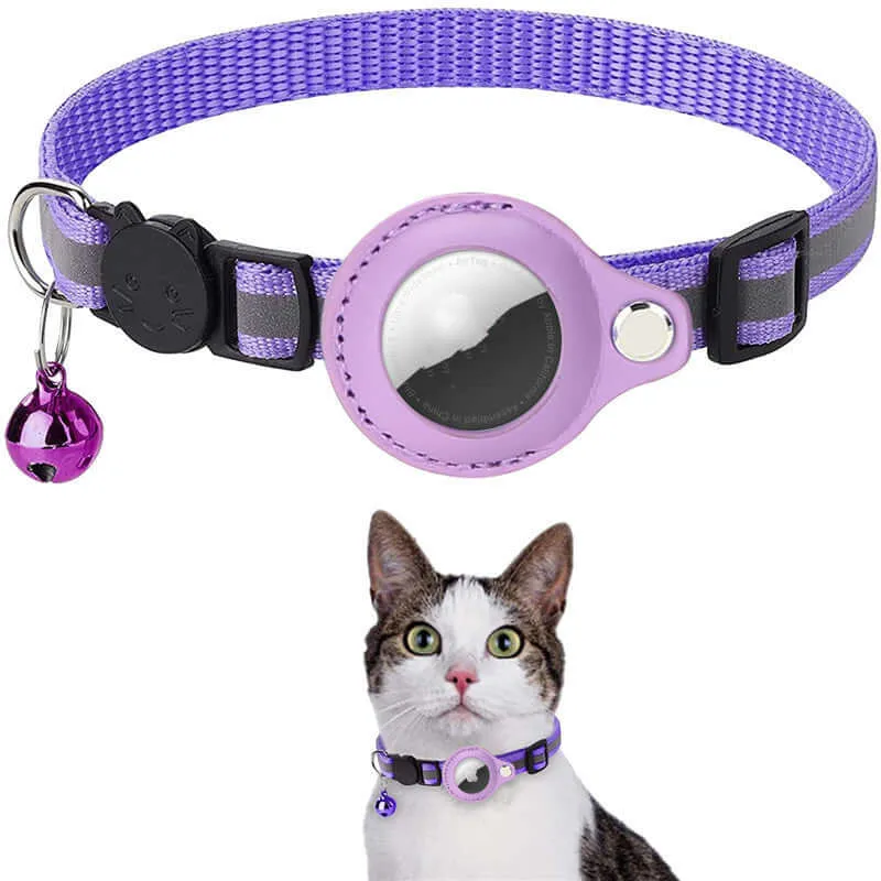 Reflective Waterproof AirTag Collar Holder