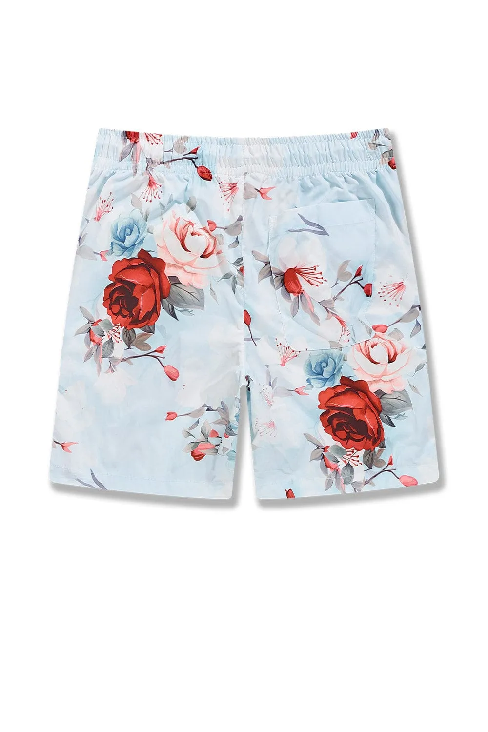 Retro - Ibiza Lounge Shorts (Red Floral)