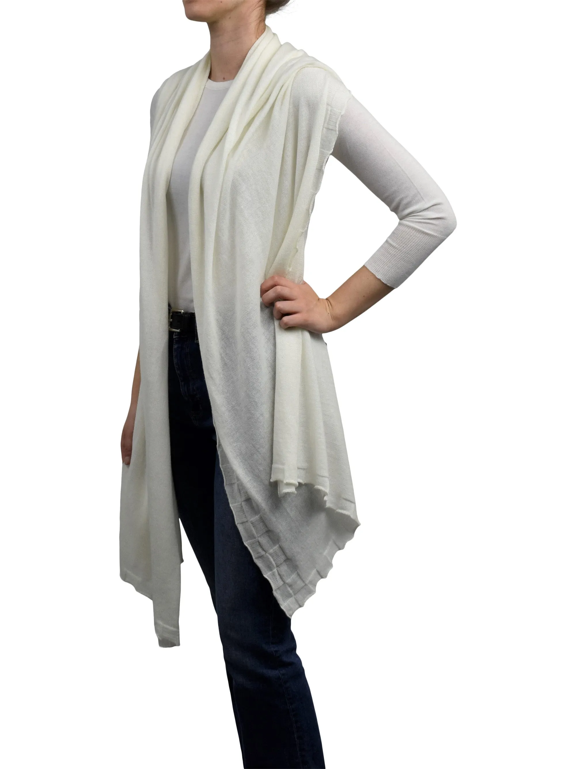 Stola cotone e cashmere