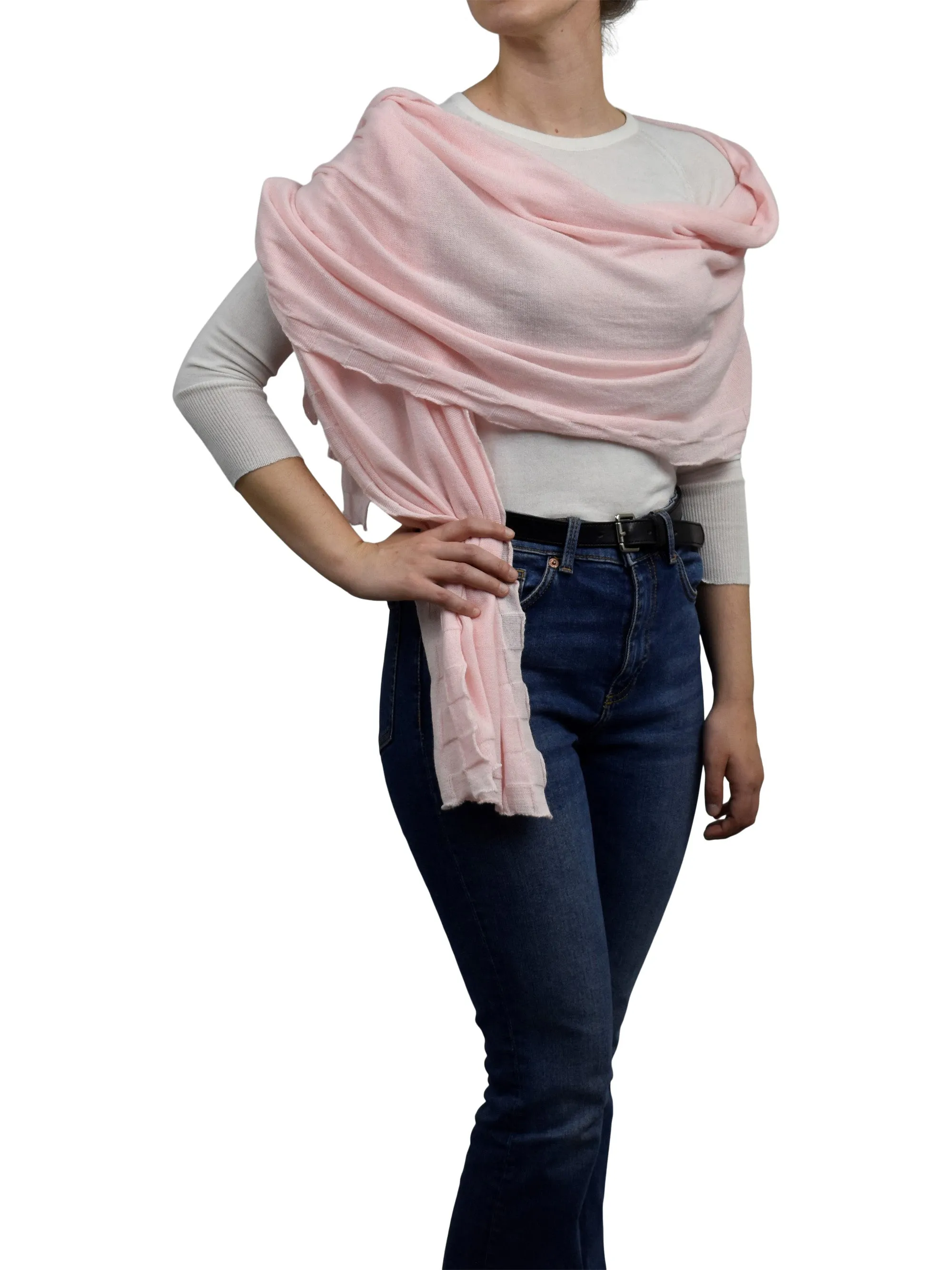 Stola cotone e cashmere