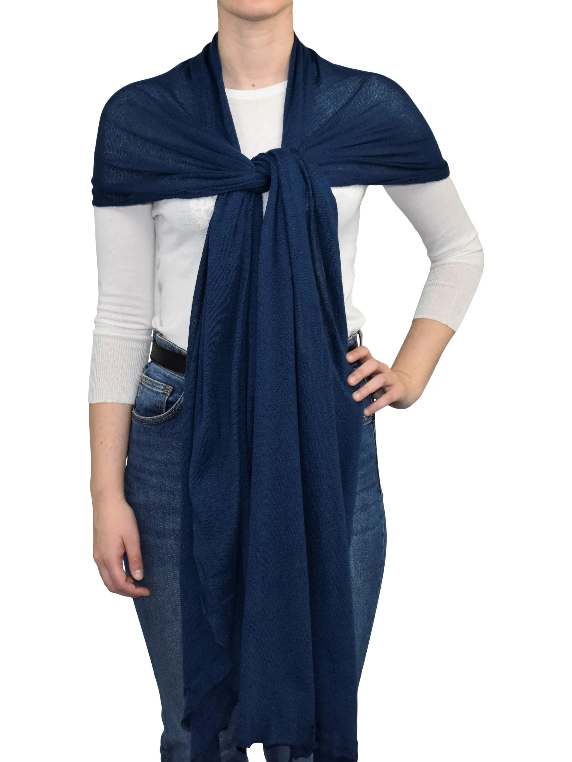 Stola cotone e cashmere
