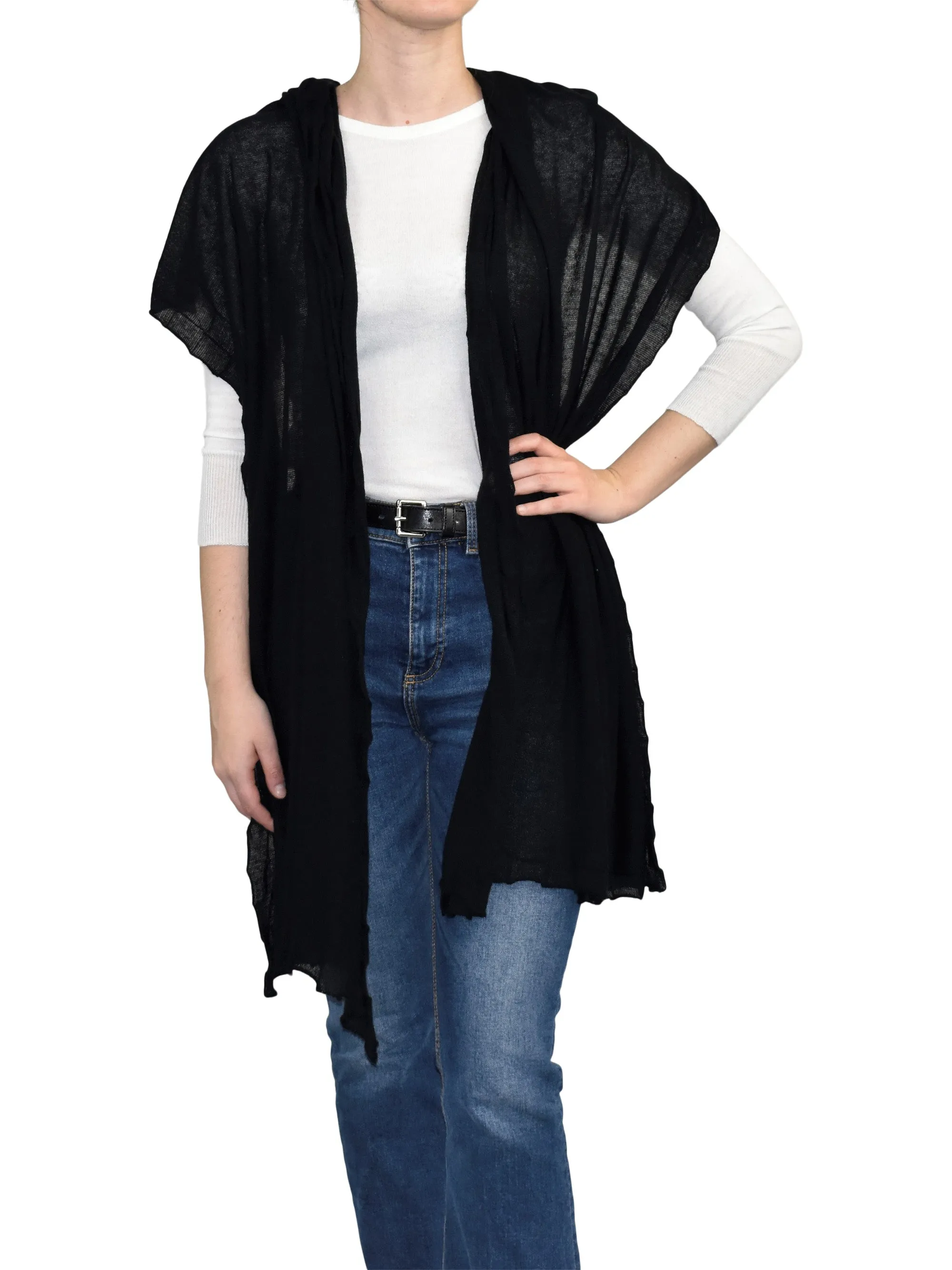 Stola cotone e cashmere