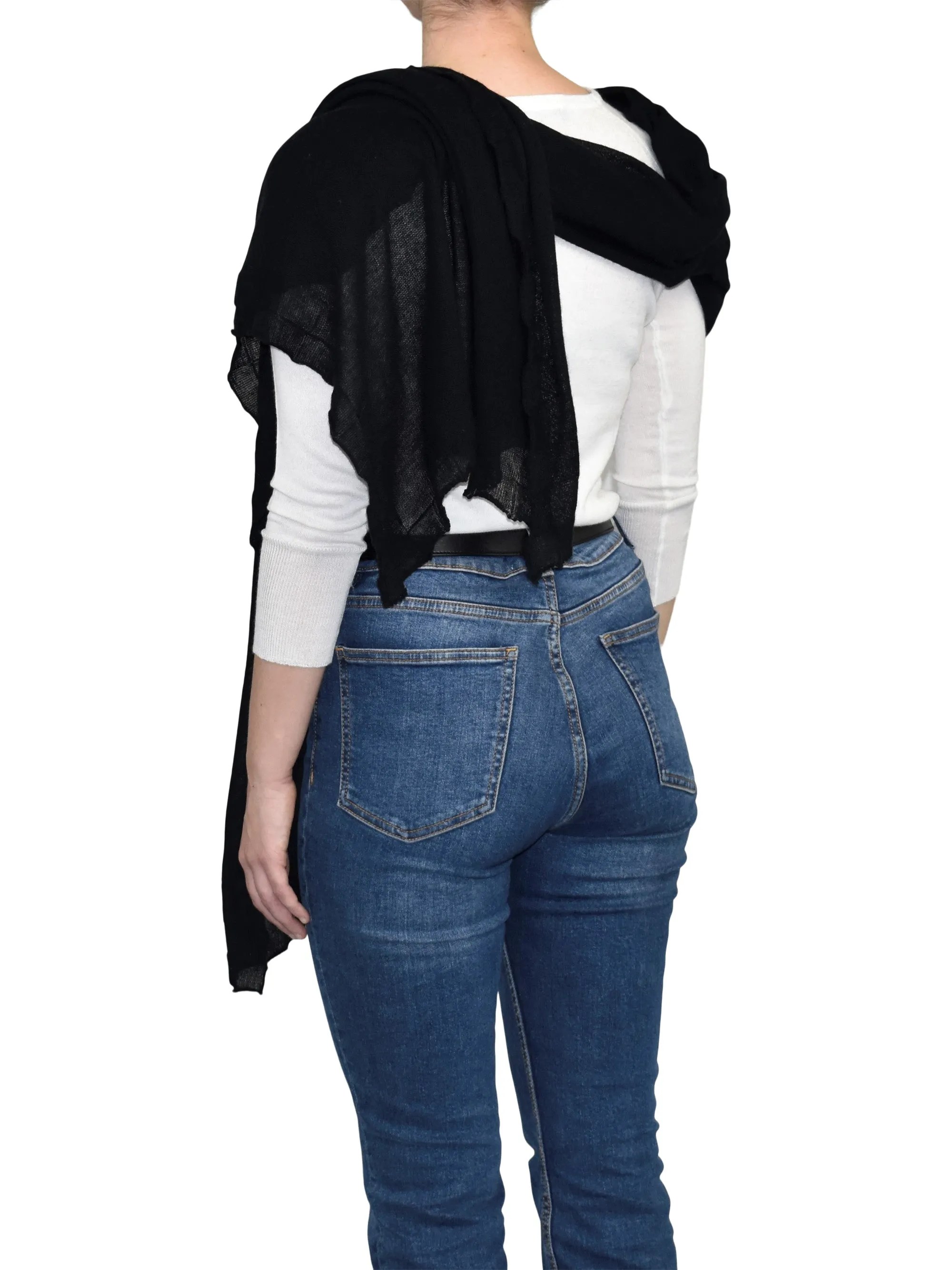 Stola cotone e cashmere