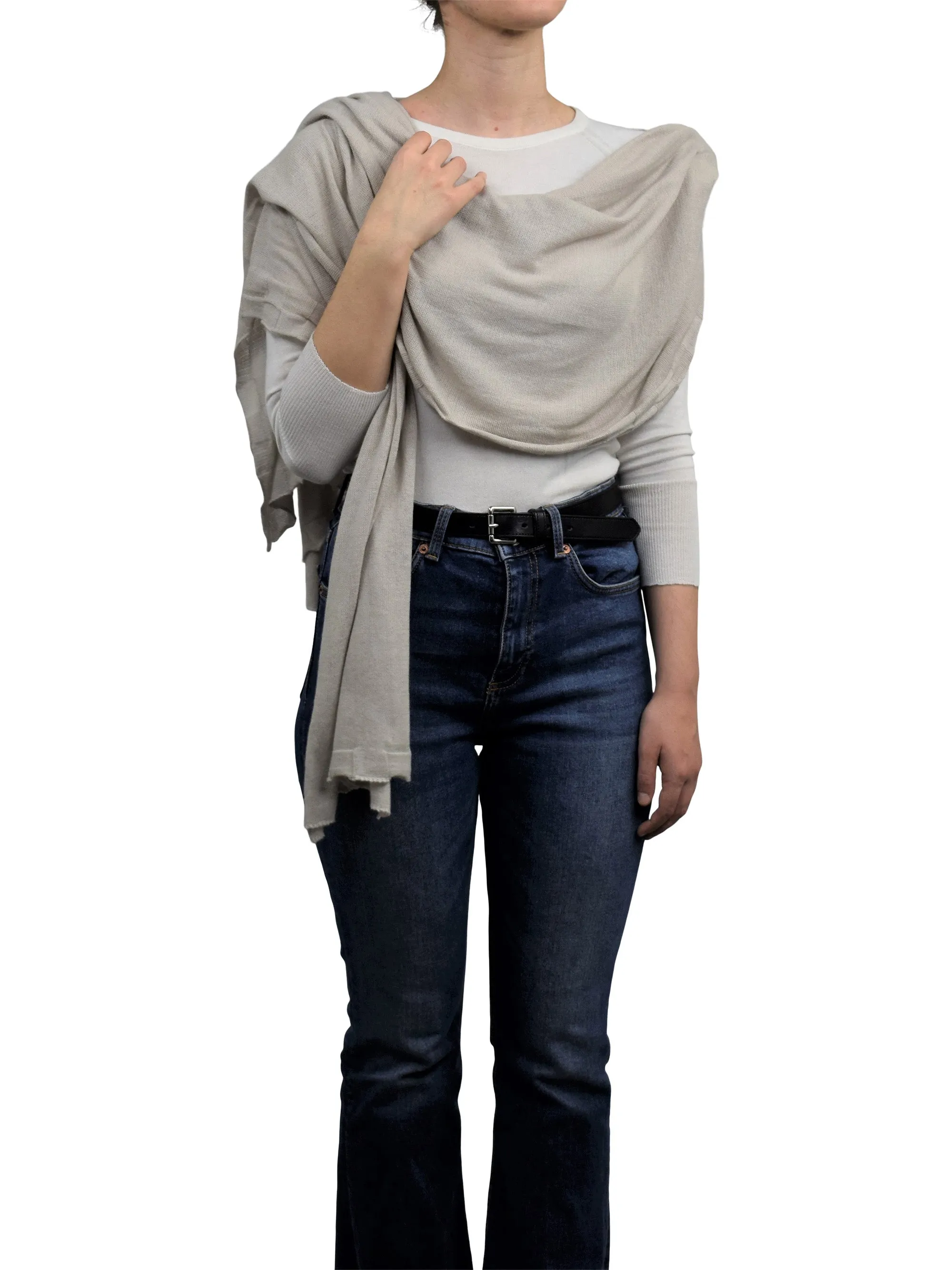 Stola cotone e cashmere