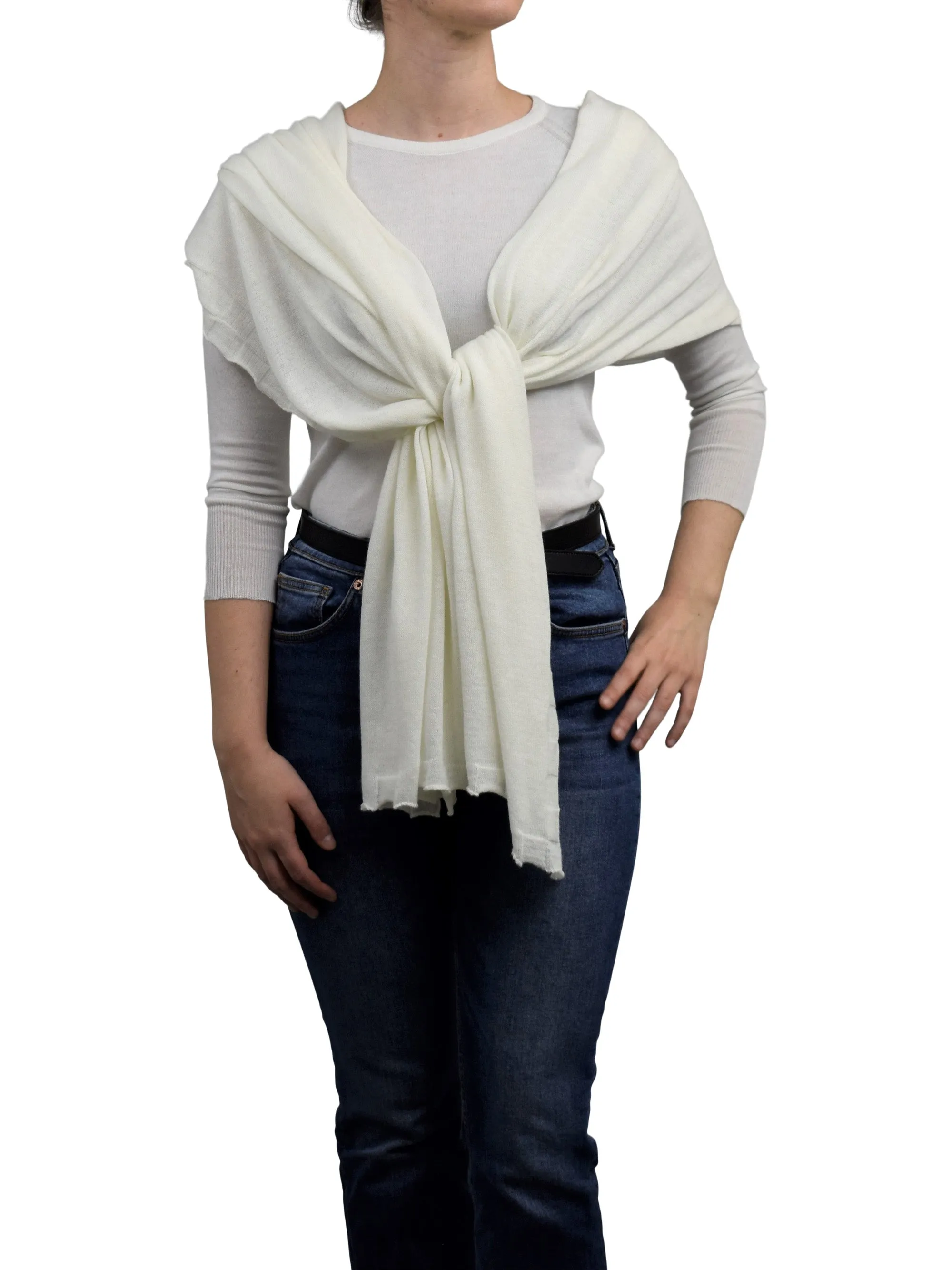 Stola cotone e cashmere