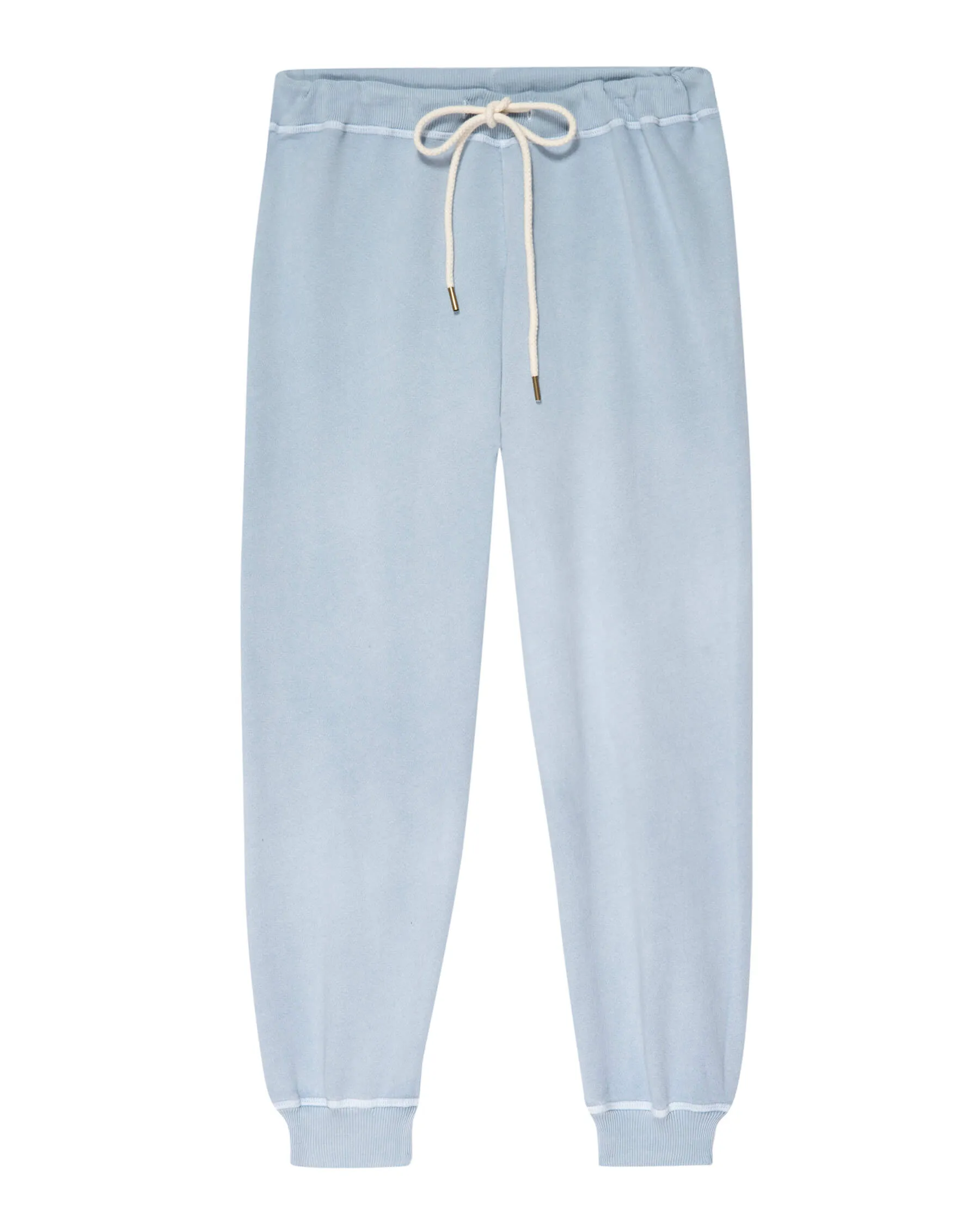 The Cropped Sweatpant. Solid -- Whisper Blue