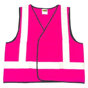 VEST 'NIGHT' - PINK REFLECTIVE